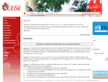 Tablet Screenshot of brandweer.lede.be